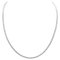 18 Karat White Gold Tennis Necklace with 5.68 Carat Diamonds 1