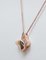 18 Karat Rose Gold Butterfly Pendant Necklace with Diamonds, Image 3