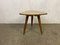 Vintage Flower Stool with Three Tapered Feet, 1950s, Image 4