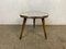 Vintage Flower Stool with Checkered Formica Top, 1950s, Image 2