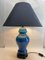 Chinese Turquoise Glazed Ceramic Table Lamp, 1950 7