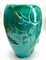 Vintage Belgian Vase in Green Glazed Terracotta, 1930 3