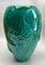 Vintage Belgian Vase in Green Glazed Terracotta, 1930 6