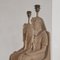 Lámparas de mesa Faraón italianas de cerámica, años 60. Juego de 2, Imagen 7