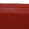Sillón 2207 de cuero rojo con pátina de Børge Mogensen para Fredericia, años 80, Imagen 15