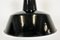 Industrial Black Enamel Factory Lamp with Cast Iron Top from Elektrosvit, 1950s, Image 5