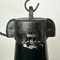 Industrial Black Enamel Factory Lamp with Cast Iron Top from Elektrosvit, 1950s 4