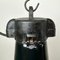 Lámpara de fábrica industrial esmaltada en negro con superficie de hierro fundido de Elektrosvit, años 50, Imagen 4