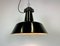 Industrial Black Enamel Factory Lamp with Cast Iron Top from Elektrosvit, 1950s, Image 15