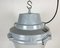 Industrial Grey Cast Aluminium Pendant Lamp from Elektrosvit, 1980s 3