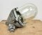 Lámpara industrial a prueba de explosiones de aluminio fundido gris de Elektrosvit, años 70, Imagen 15