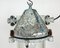 Lámpara industrial a prueba de explosiones de aluminio fundido gris de Elektrosvit, años 70, Imagen 3