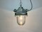 Graue Industrielle Explosionssichere Lampe aus Aluminiumguss von Elektrosvit, 1970er 17