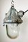 Lámpara industrial a prueba de explosiones de aluminio fundido gris de Elektrosvit, años 70, Imagen 8
