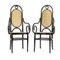 Chaises avec Accoudoirs Mod N° 17 de Michael Thonet, Set de 2 1