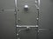 Space Age Chrome Wall Coat Rack with Lights, 1960s 5