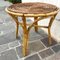 Round Bamboo Coffee Table, Italy, 1960s, Image 5