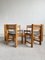 Mid-Century Cane, Rattan and Vinyl Dining Chairs, 1960s, Set of 6, Image 6