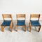 Mid-Century Cane, Rattan and Vinyl Dining Chairs, 1960s, Set of 6, Image 10