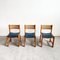 Mid-Century Cane, Rattan and Vinyl Dining Chairs, 1960s, Set of 6 9