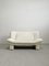 Postmodernes italienisches Loveseat Sofa in Elfenbeinweiß von Nicoletti Salotti, 1980er 1