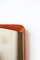 Espejo escandinavo rectangular de teca, años 60, Imagen 3