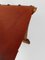 Sillas rústicas italianas de cuero con tachuelas coñac y madera de roble, años 30. Juego de 6, Imagen 14
