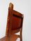 Italienische Rustikale Stühle aus cognacfarbenem Leder & Eichenholz, 1930er, 6 . Set 10