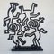 PyB, Coupling Haring, 2022, Skulptur aus Kunststoff, Harz & Acryl 1