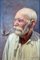 Louis Granata, Hombre con pipa, años 50, óleo sobre tabla, Imagen 1