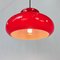 Vintage Red Glass Pendant Lamp, 1960s 3