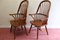 Beech Framed Windsor Farmhouse Armchairs, Set of 2 2