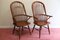 Beech Framed Windsor Farmhouse Armchairs, Set of 2 4