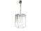 Italian Sconce in Clear Molded Glass and Chrome Plated Metal, 1970s, Image 1