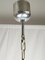 Italian Hanging Lamp in Clear Molded Glass and Chrome Plated Metal, 1970s 11