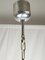 Italian Hanging Lamp in Clear Molded Glass and Chrome Plated Metal, 1970s, Image 11