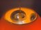 Vintage Colani Ufo Deckenlampe aus orangem Kunststoff von Massive Lighting, 1970er 20