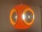 Vintage Colani Ufo Ceiling Lamp in Orange Plastic from Massive Lighting, 1970s, Image 14