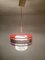 Vintage Space Age Hanging Lamp in Red, 1970s 12