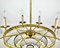 Vintage French Cascading Crystal and Brass Chandelier, 1960s 8