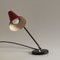 Lámpara de mesa ajustable Mid-Century de latón atribuida a Jacques Biny para Luminalité, años 50, Imagen 3