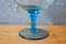 2-Tone Blue & Clear Glass Cup from Empoli, 1970s, Image 2