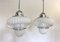 Glass Chandeliers in the Style of Carlo Nason, 1970s, Set of 2 2