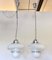 Glass Chandeliers in the Style of Carlo Nason, 1970s, Set of 2 1