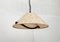 Lámpara colgante Mid-Century de madera y lana, años 60, Imagen 1