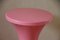 Tabouret Space Age en Plastique Rose, 1983 4