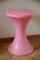 Space Age Stool in Pink Plastic, 1983, Image 1