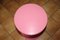 Tabouret Space Age en Plastique Rose, 1983 2