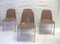 Vintage Dining Chairs with Chrome Bases, 1980s, Set of 4 6