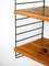 Swedish Shelving Unit in Pine and Metal, 1960s 8